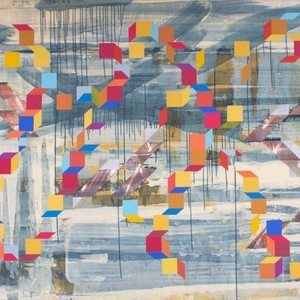 Sendero Armónico, Mixta sobre tela, 160 x 260 cm, 2023, $330,000 MXN