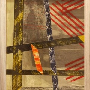 Cintas de Mondrian 44, Mixta / papel, 34 x 28 cm, 2023, $20,000 MXN